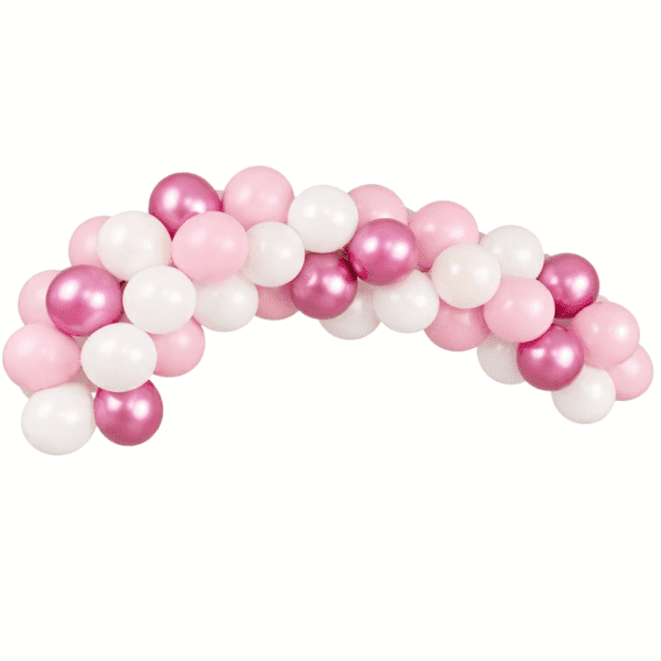 Balónková girlanda růžová 40ks