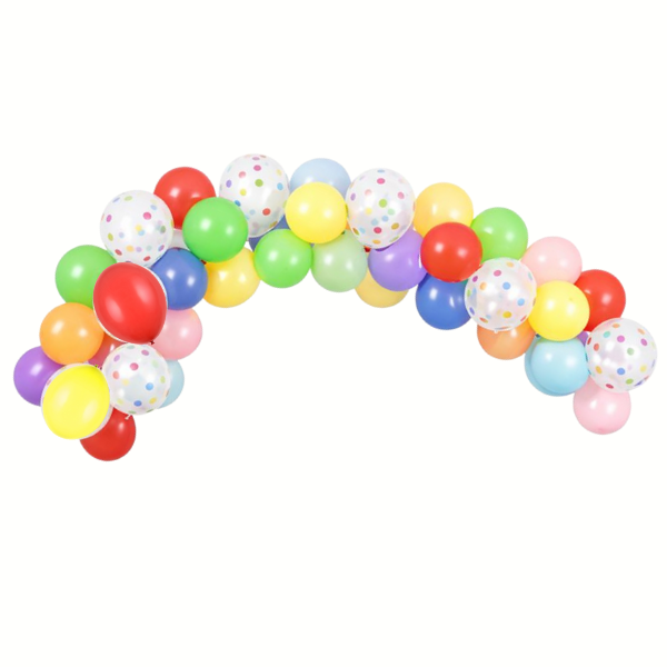 Balónková girlanda barevná mix 40ks