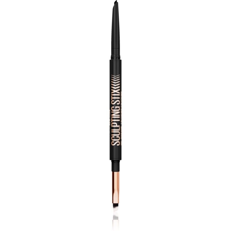 MAYBELLINE NEW YORK Sculpting Stix automatická tužka na oči se štětečkem odstín 16 Black Blur 1 ks