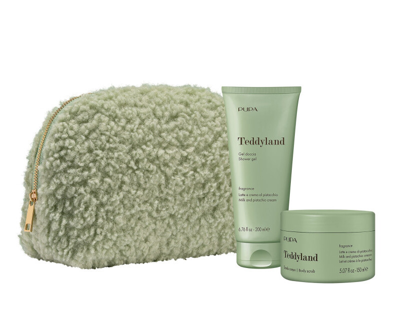 PUPA Milano Dárková sada Teddyland Milk and Pistachio Cream