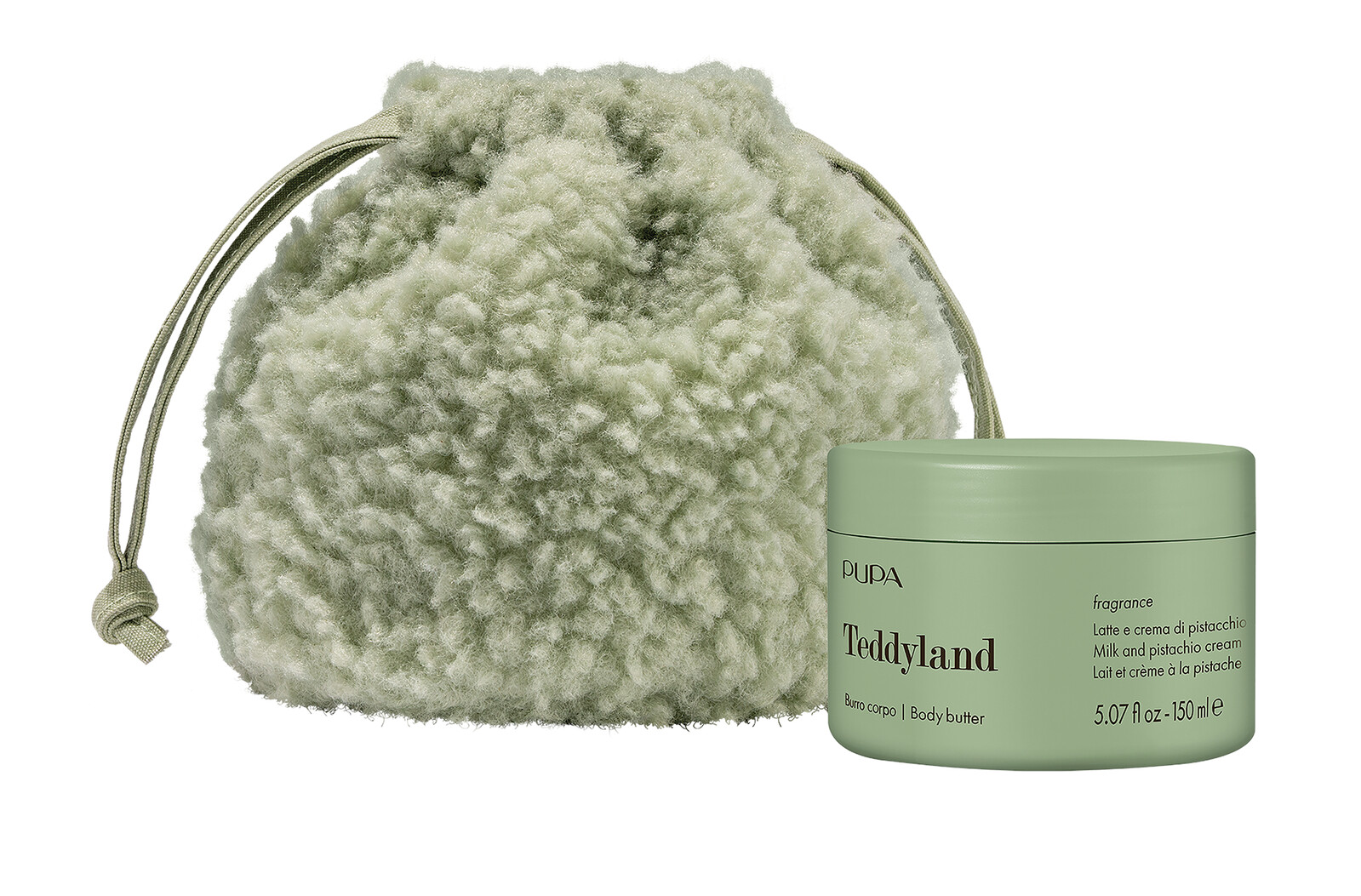 PUPA Milano Tělové máslo Teddyland Milk and Pistachio Cream 150 ml
