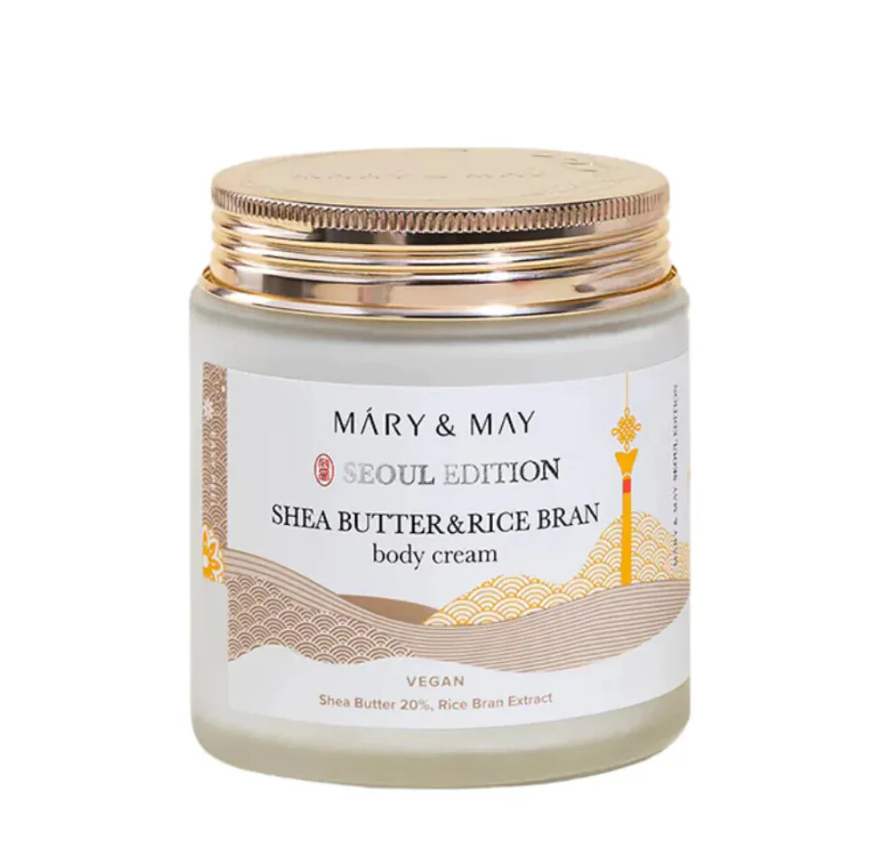 MARY & MAY Tělový krém Shea Butter & Rice Bran Body Cream 250 ml