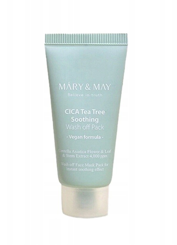 MARY & MAY Pleťová maska Cica Tea Tree Soothing Wash Off Pack 30 g
