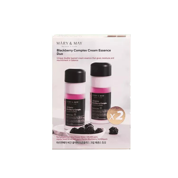 MARY & MAY Sada esencí Blackberry Complex Cream Essence Duo