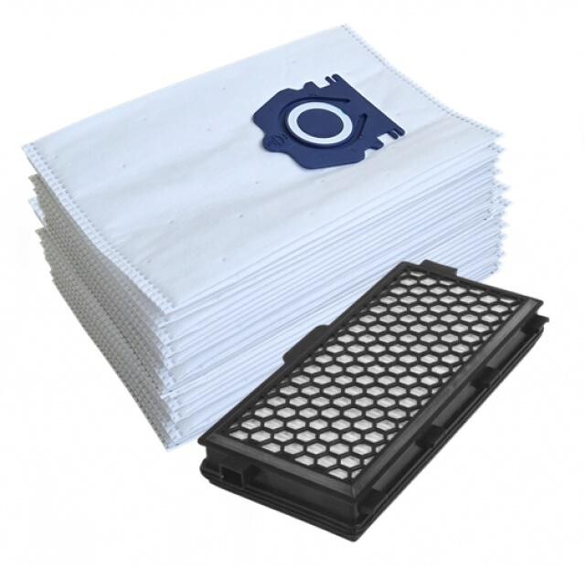3D Sáčky pro MIELE Guard L1/M1/S1 textilní a HEPA filtr, sada 10+1ks