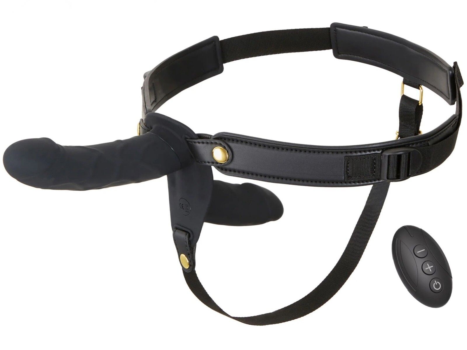 Hidden Desire Dvojitý vibrační strap-on (+ dálkový ovladač) Inferno - Hidden Desire