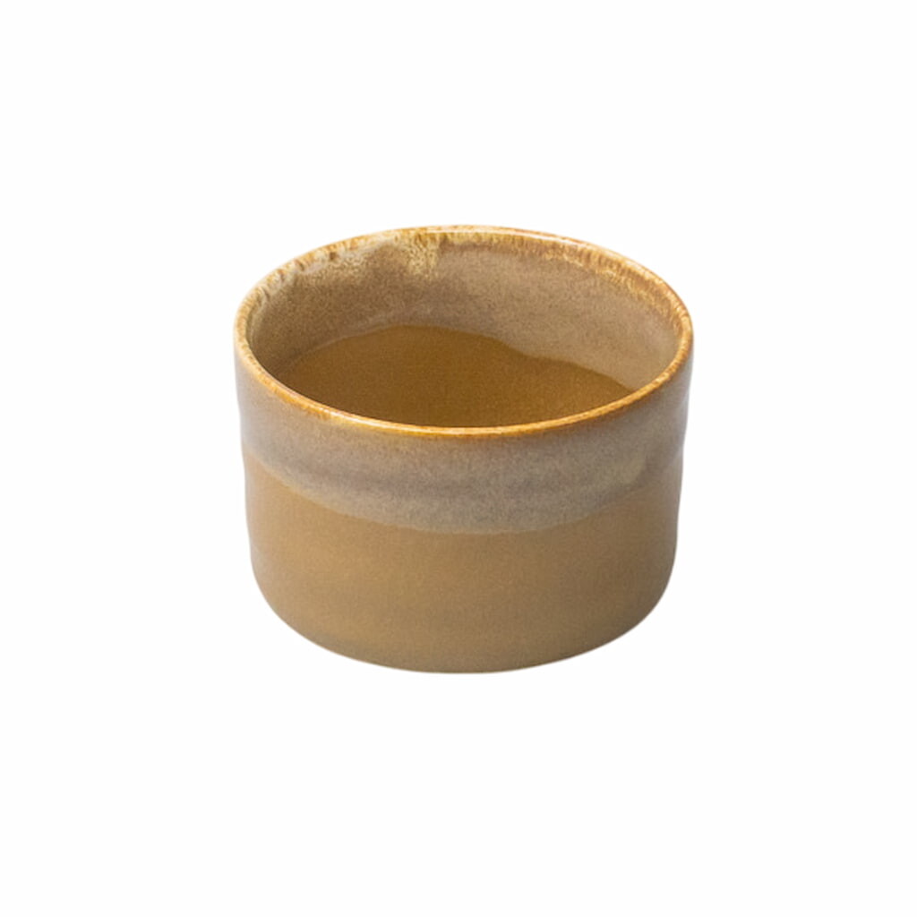 Miska na matcha čaj CARAMEL 350 ml, hnědá, keramika, MIJ