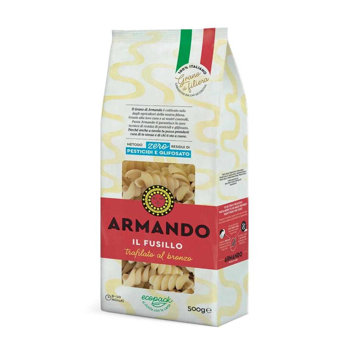 Těstoviny fussili 500 g, ARMANDO