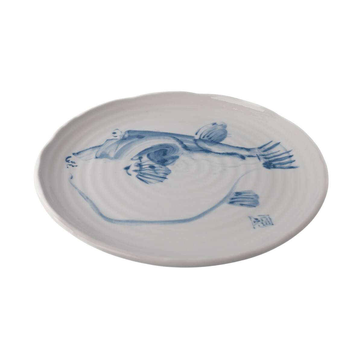 Jídelní talíř FUGU 29 cm, bílá, keramika, MIJ