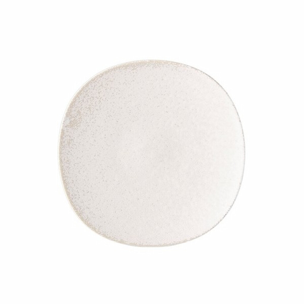 Předkrmový talíř WHITE FADE 21 cm, bílá, keramika, MIJ