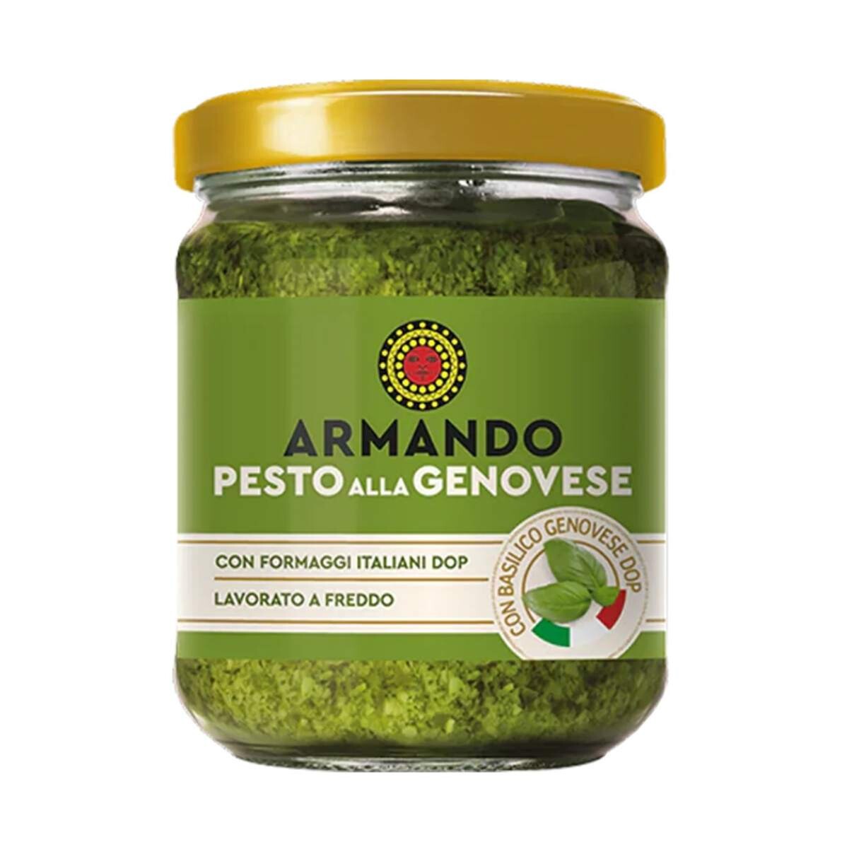 Bazalkové pesto ALLA GENOVESE 180 g, ARMANDO