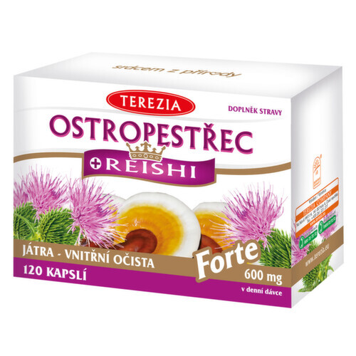 TEREZIA Ostropestřec + Reishi Forte cps.120
