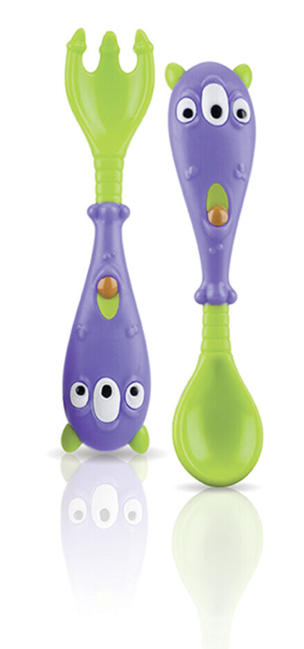 NUBY Vidlička a lžička příšerka