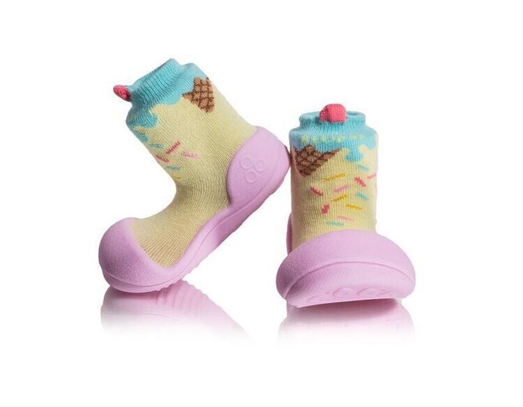 ATTIPAS Botičky Ice Cream A18I Pink L vel.21,5, 116-125 mm