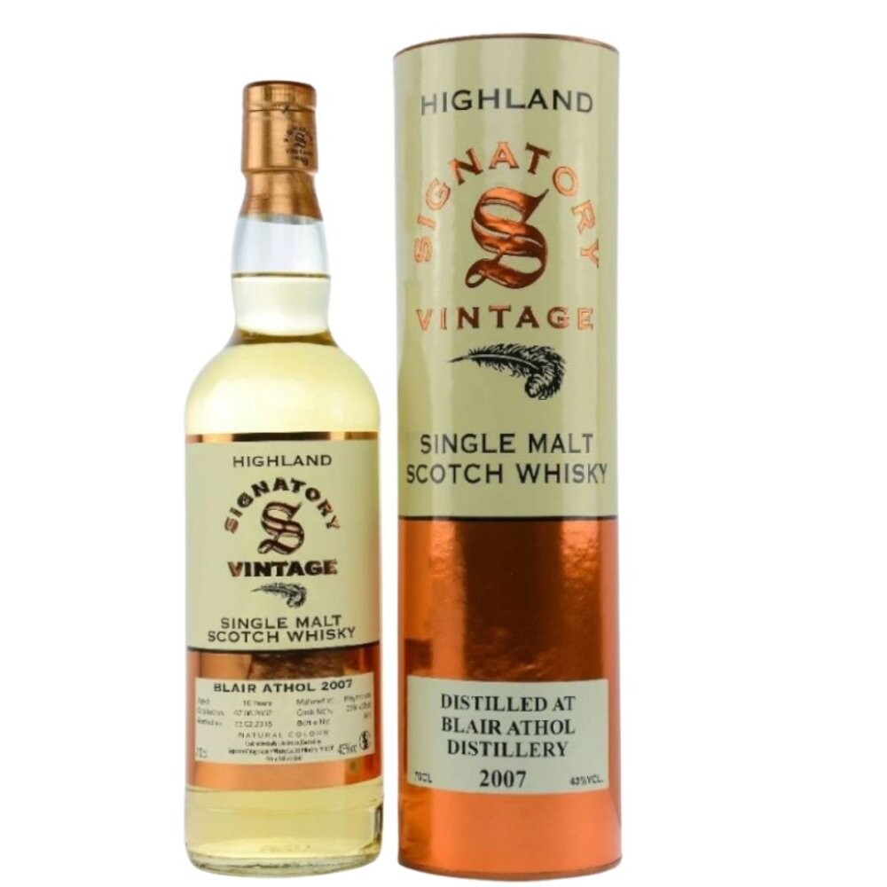 Signatory Vintage Blair Athol 2007 17y 0,7l 57,1%