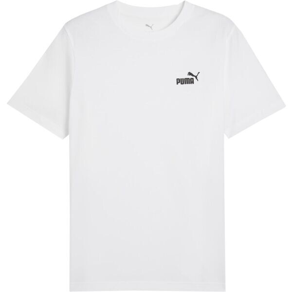 Puma ESSENTIALS SMALL NO. 1 LOGO TEE Pánské triko, bílá, velikost