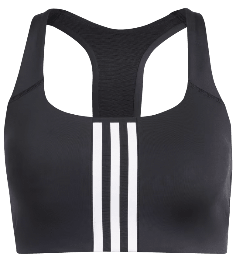 Podprsenka adidas  3S Powerimpact Training Medium-Support 3-Stripes