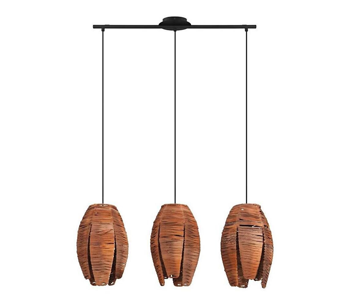 Eglo 43295 - Lustr na lanku MONGU 3xE27/40W/230V 43295