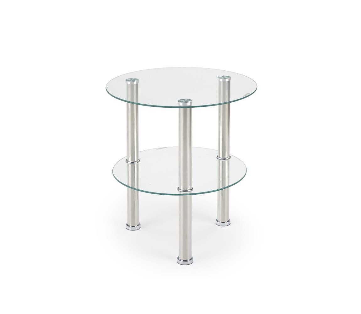 Halmar Konferenční stolek ORENIA stříbrná V-CH-SARDINIA-LAW-BEZBARWNA