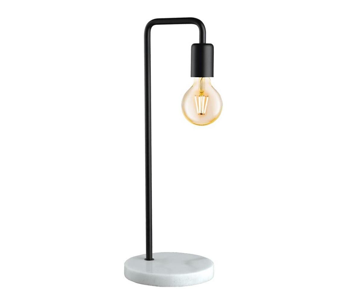 Eglo 55034 - LED Stolní lampa 1xE27/4W/230V černá/dekor mramoru 55034
