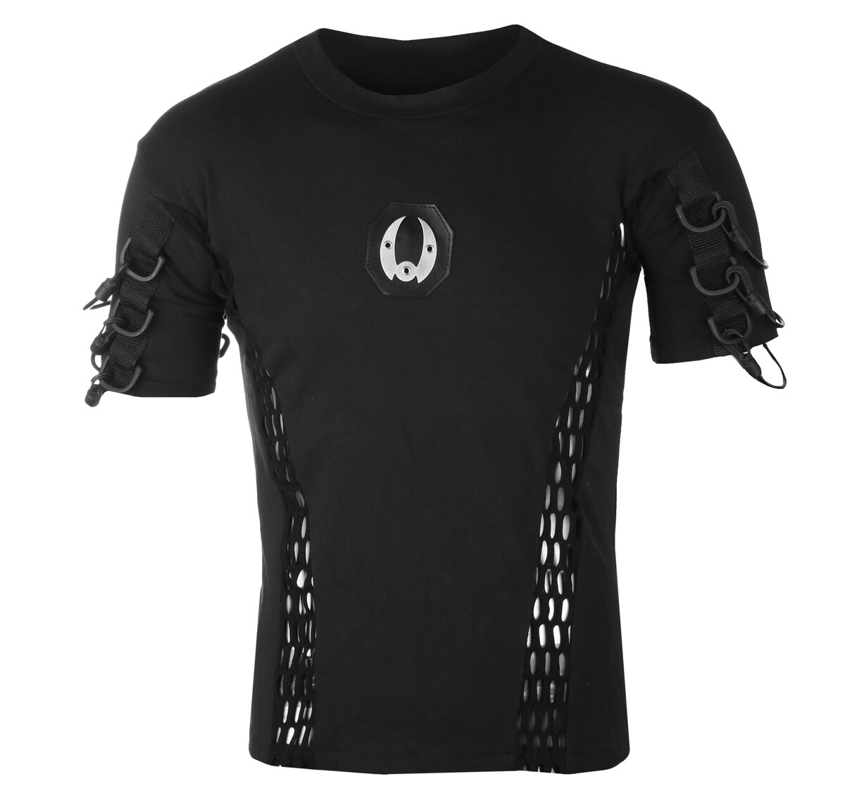 tričko gothic and punk pánské - Stripe Shirt Punch Black - SEKTOR 1 - S-3-64-098-00 L