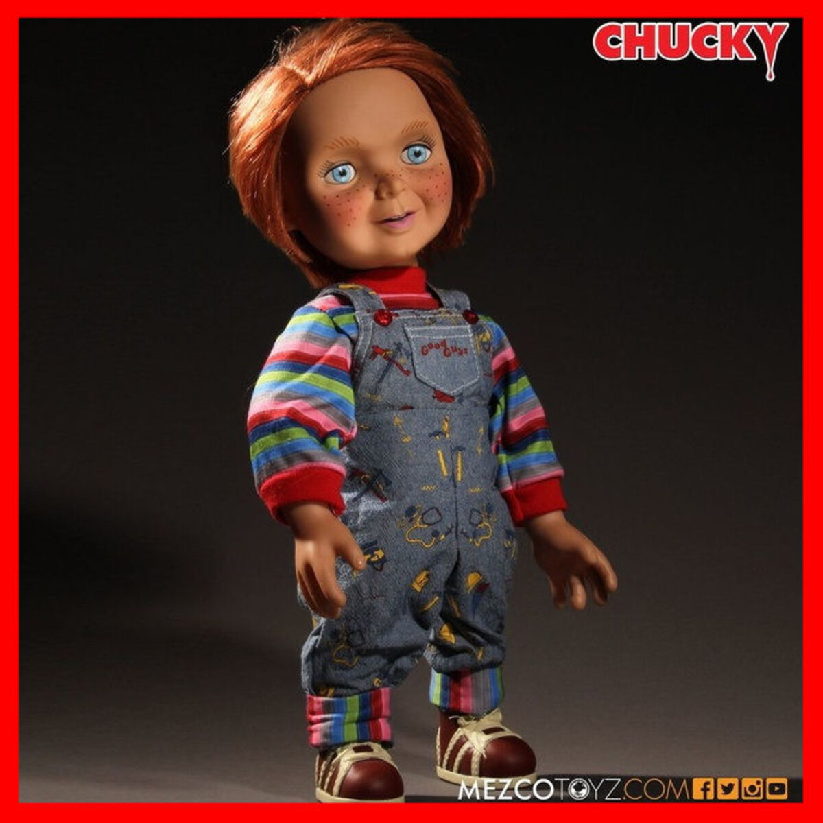 panenka (dekorace) Chucky - Child's Play Talking Good Guys Chucky - POŠKOZENÉ