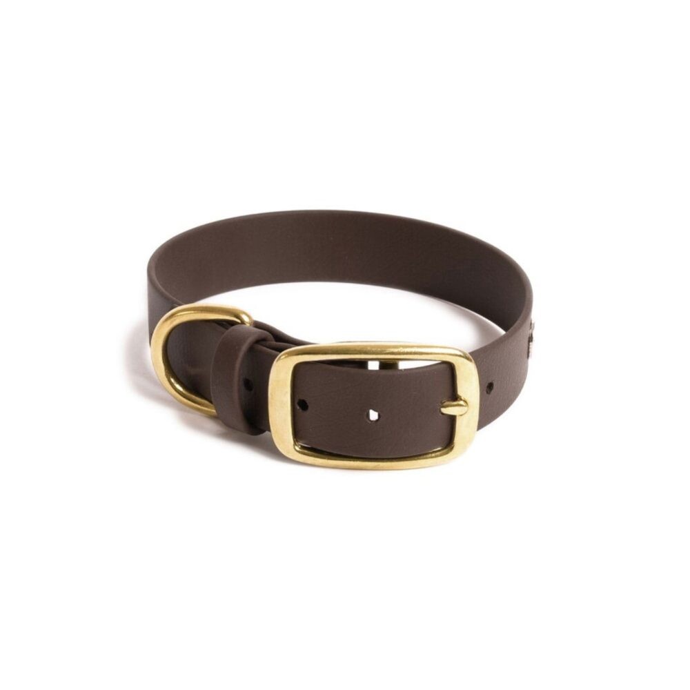 Bura Obojek tmavě hnědý HAU good! | Obojek pro psy