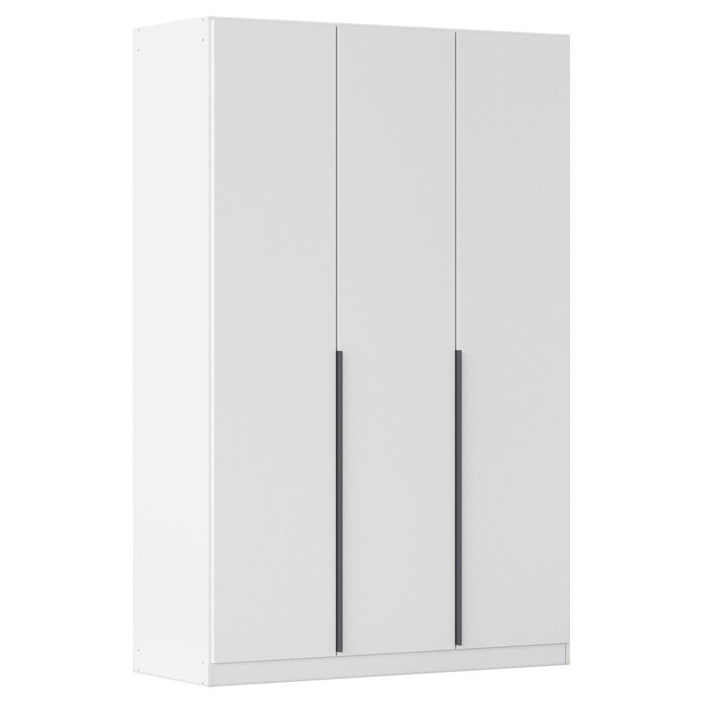 Rauch Möbel ŠATNÍ SKŘÍŇ S OTOČNÝMI DVEŘMI, bílá, tmavě šedá, 136/229/54 cm