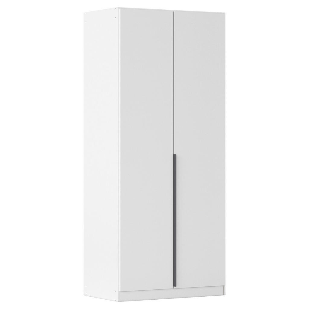 Rauch Möbel ŠATNÍ SKŘÍŇ S OTOČNÝMI DVEŘMI, bílá, tmavě šedá, 91/229/54 cm