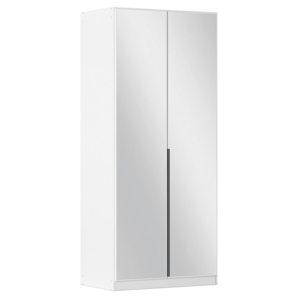 Rauch Möbel ŠATNÍ SKŘÍŇ S OTOČNÝMI DVEŘMI, barvy stříbra, bílá, tmavě šedá, 91/229/54 cm