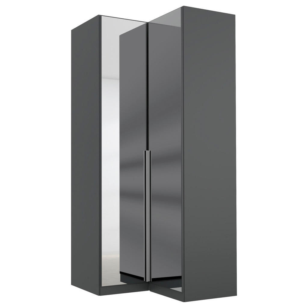 Rauch Möbel ROHOVÁ ŠATNÍ SKŘÍŇ, šedá, barvy stříbra, 100/229/102 cm