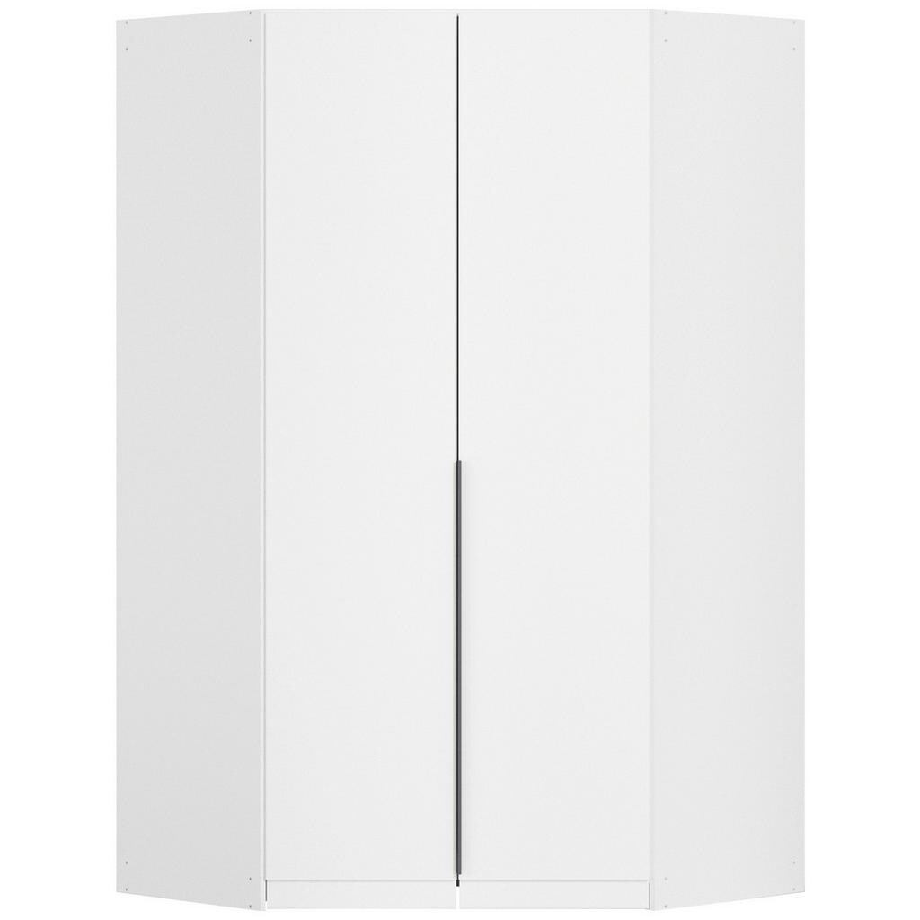 Rauch Möbel ROHOVÁ ŠATNÍ SKŘÍŇ, bílá, tmavě šedá, 117/229/117 cm