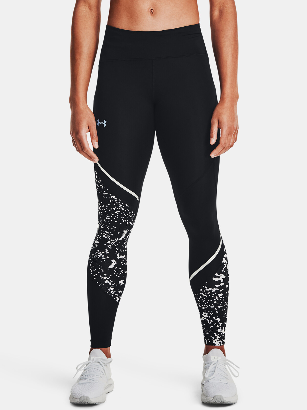 Under Armour Legíny Fly Fast 2.0 Print Tight-BLK - Dámské