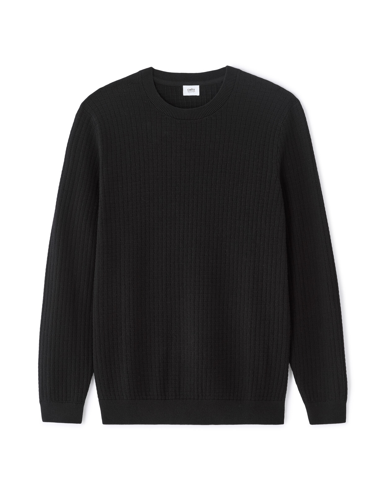 Černý unisex svetr