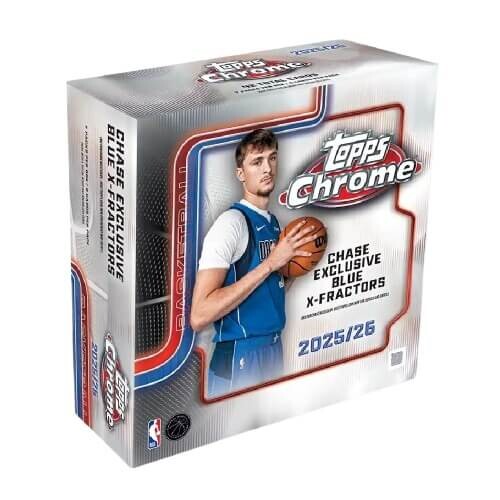 2025-2026 NBA karty Topps Chrome Basketball Mega Box