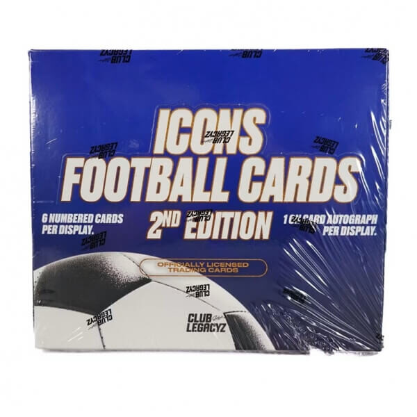 Fotbalové karty 2025 Club Legacyz Icons Soccer Second Edition Hobby Box