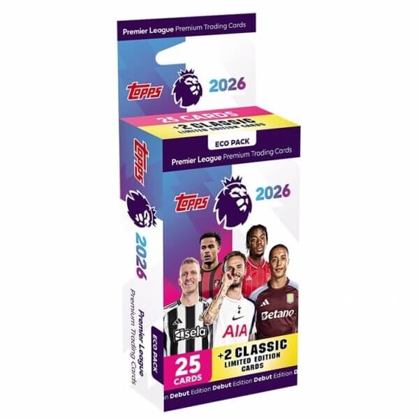 2025-2026 Topps Premier League ECO Pack - fotbalové karty
