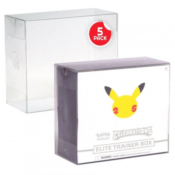 Ochranný PET box na Pokémon Elite Trainer Box - 5 ks