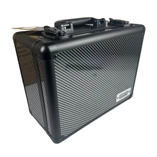 Kufřík na sběratelské karty - 90 gradovaných karet - 3 řady - Silver/Gray