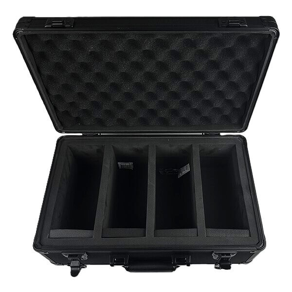 Kufřík na sběratelské karty - 120 gradovaných karet - 4 řady - Black