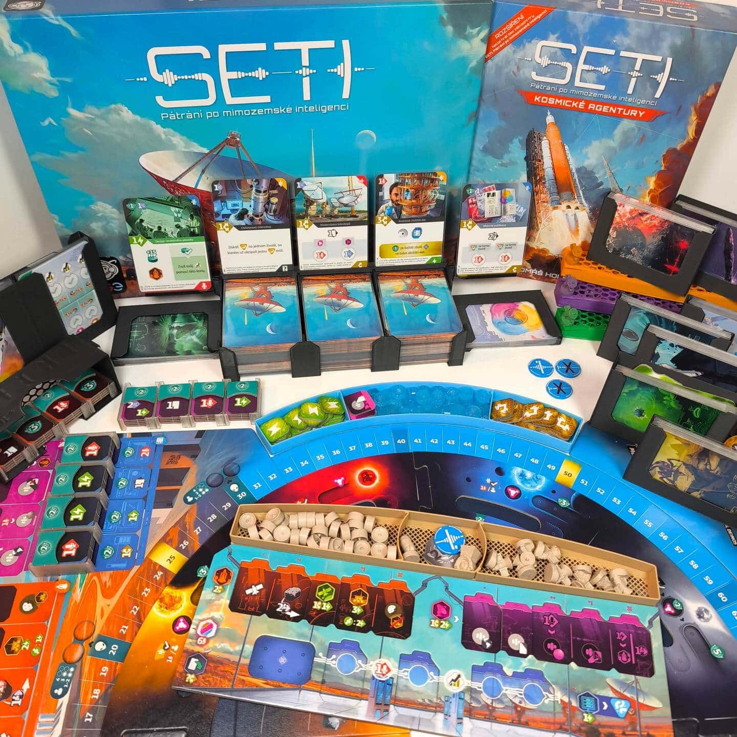 Inserty HERMAN SETI: Pátrání po mimozemské inteligenci + rozšíření Varianta: SETI + Kosmické agentury