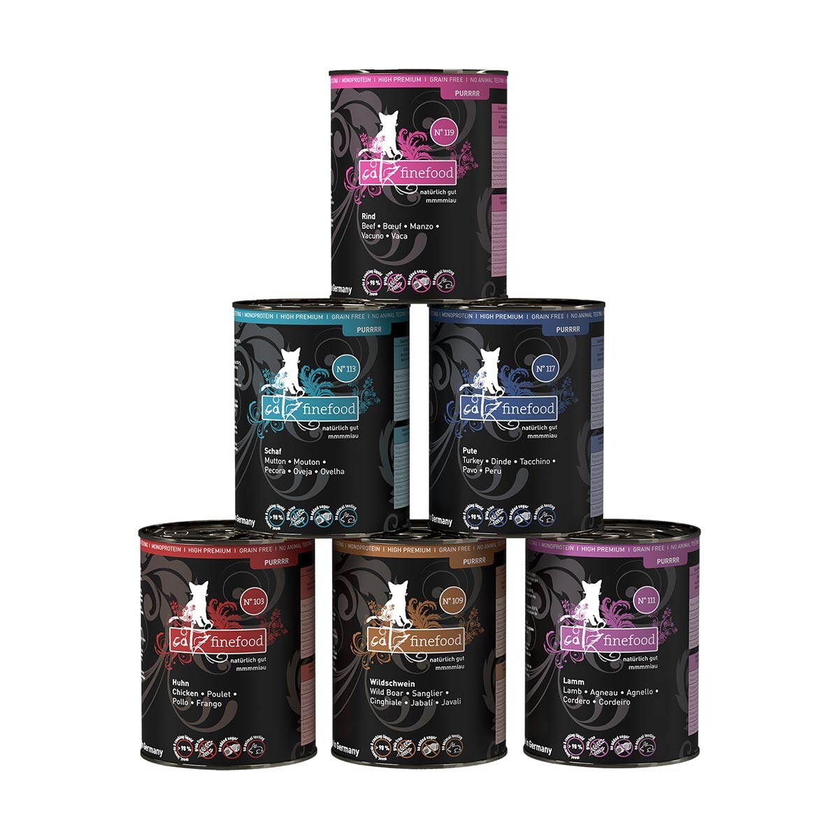 catz finefood Purrrr Collection I 24× 400 g