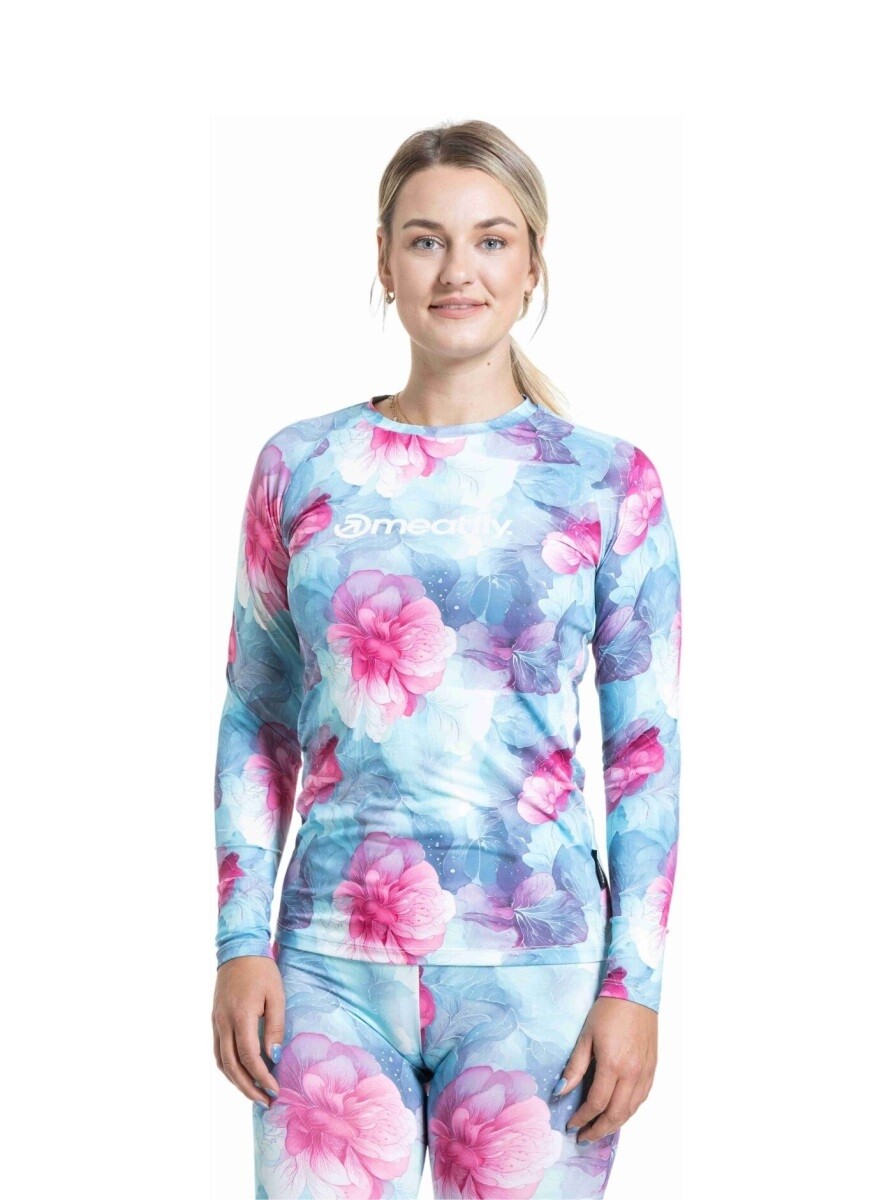 Dámské termo tričko meatfly capa modrá/růžová xs