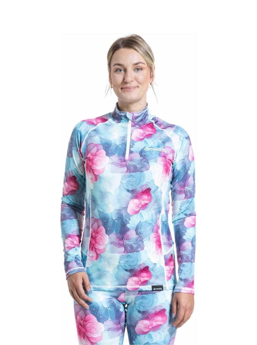 Dámské termo tričko meatfly esme modrá/růžová xs