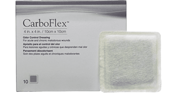 Convatec CarboFlex karbonové krytí pro páchnoucí rány, 10 ks Rozměr: 10x10 cm