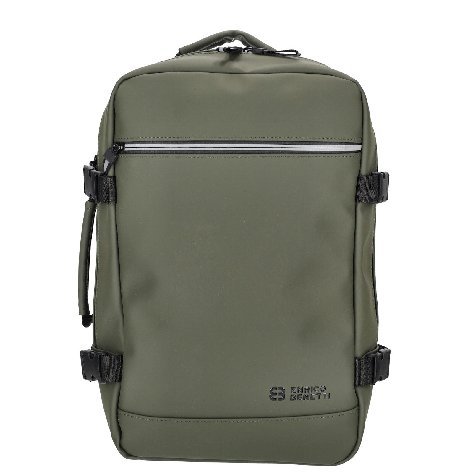 Vodoodpudivý kabinový batoh Enrico Benetti Bergen - olivový - 25x20x40 cm