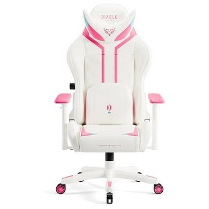 Diablo X-Ray 2.0 Small herní židle bílo-růžová