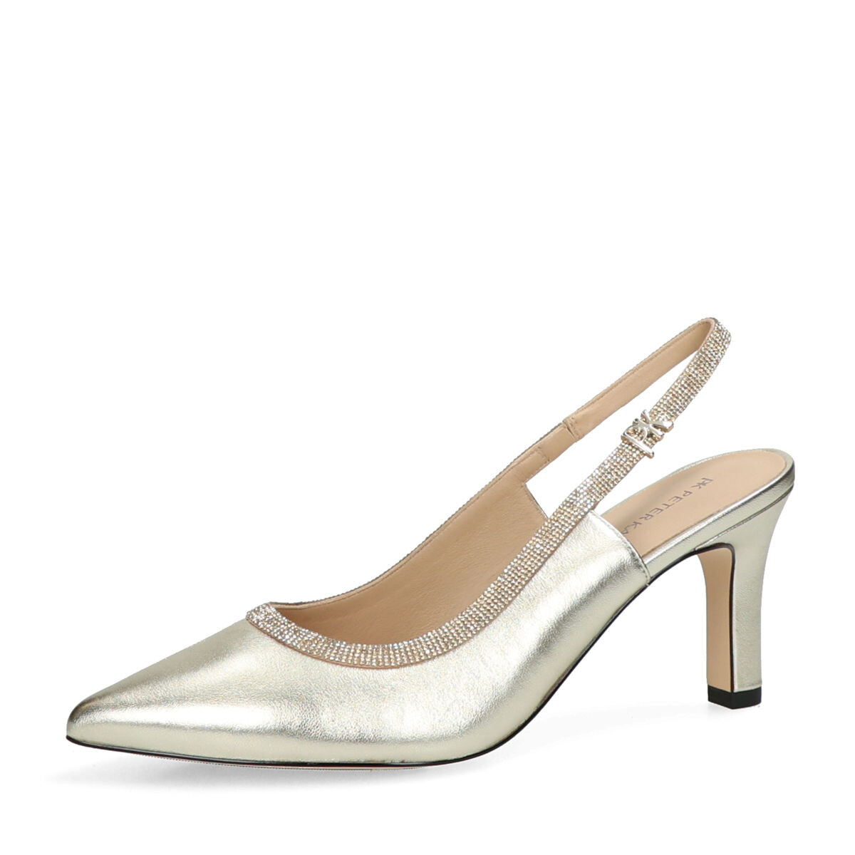 Peter Kaiser dámské kožené lodičky - zlaté - 37