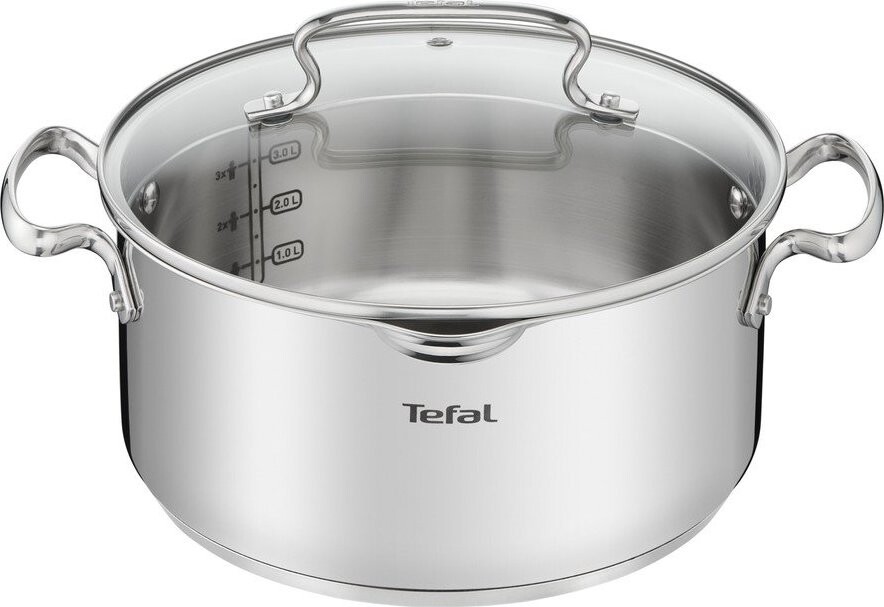 Nerezový hrnec s pokličkou na indukci 5 l Duetto+ – Tefal