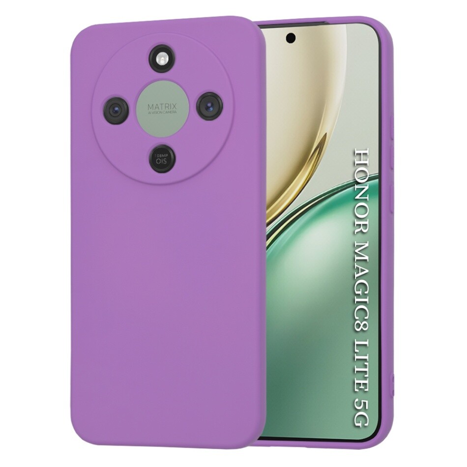 Techsuit - SoftFlex - Honor Magic8 Lite - fialová